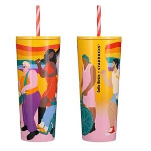 Sofie Birkin Starbucks Pride Tumbler 24oz NWT Summer 2024 Exclusive